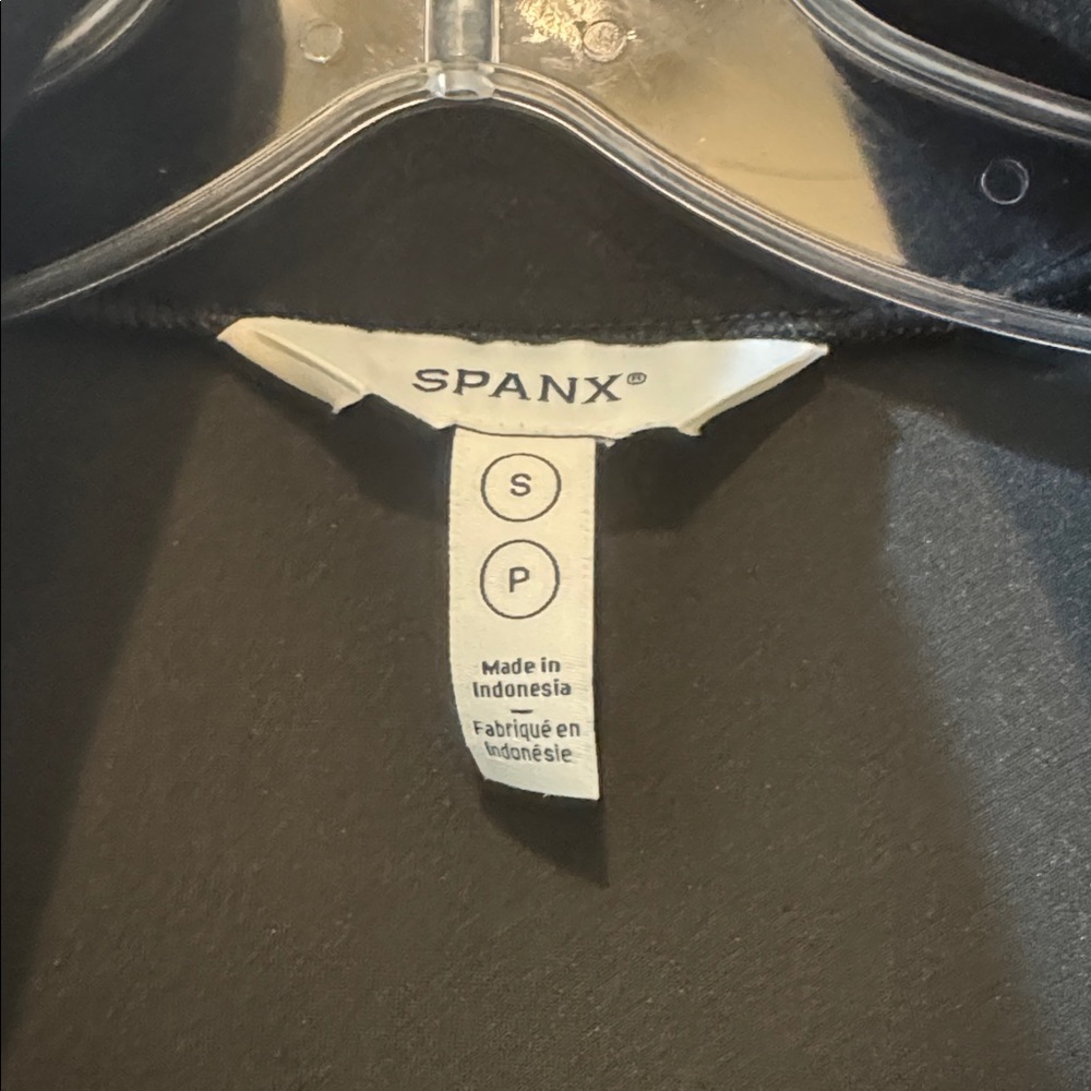 Spanx Black Air Essentials Black Jacket With Whit… - image 5